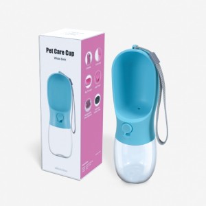 Bottilla de agua para perros de agua de agua de plástico a prueba de fuga de plástico de plástico